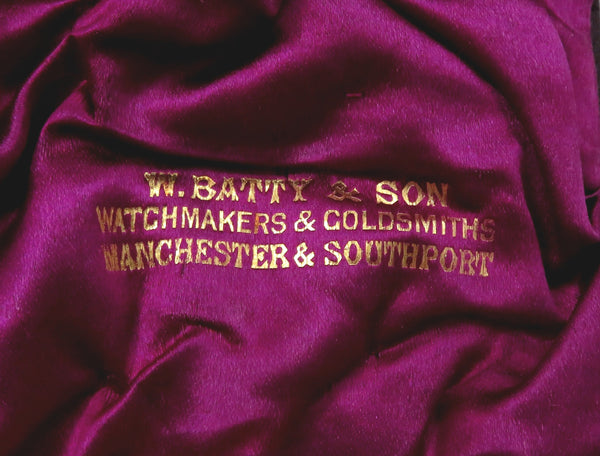 Pair of Antique Victorian Sterling Silver 'Bird' Salts & Spoons in Case 1884