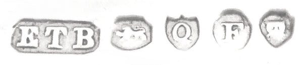 Antique Victorian Sterling Silver 'Heart' Trinket Box 1891