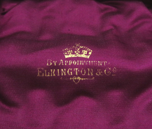 Set of 6 Antique Sterling Silver Napkin Rings in Case 1891