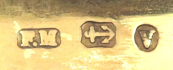 Antique Victorian Sterling Silver Vinaigrette 1870