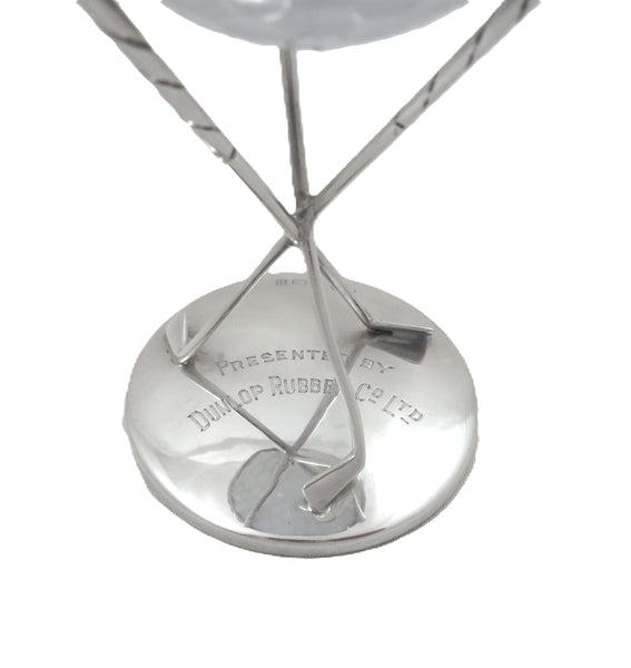 Antique George V Sterling Silver Golf Ball Holder / Stand 1926