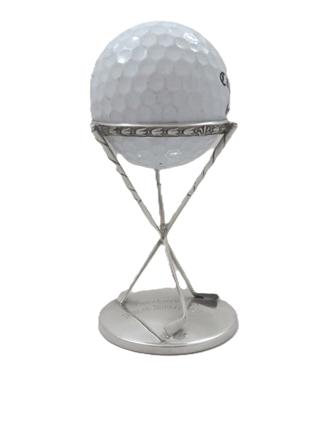 Antique George V Sterling Silver Golf Ball Holder / Stand 1926