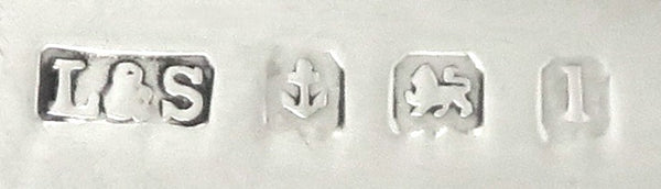 Pair of Antique Edwardian Sterling Silver 'Owl' Menu Holders 1910
