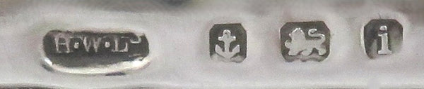 Antique Art Nouveau Sterling Silver Photo Frame 1908