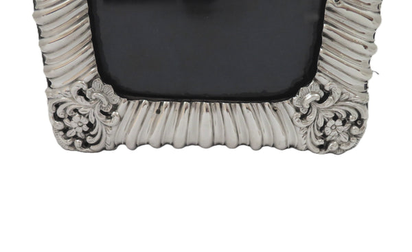 Antique Edwardian Sterling Silver 8" Photo Frame 1902