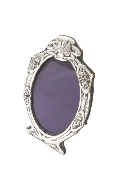 Antique Art Nouveau Sterling Silver 'Butterfly' Photo Frame 1905