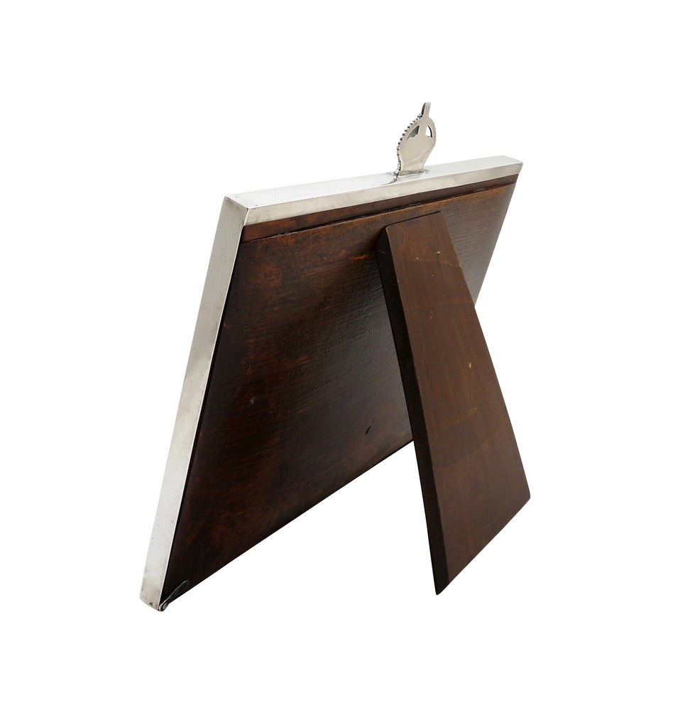 Antique Edwardian Sterling Silver Double 'Coronation' Photo Frame 1901