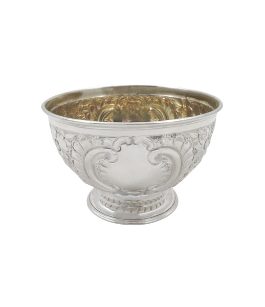 Antique Victorian Sterling Silver Bowl on Pedestal Foot 1899