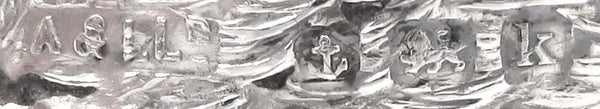 Antique Edwardian Sterling Silver Swan Pin Cushion 1909