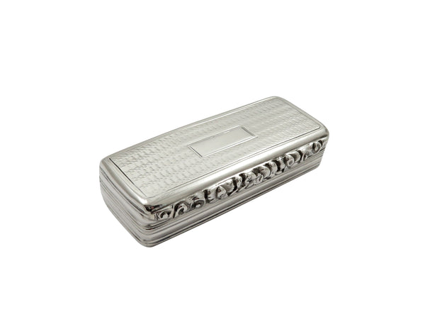 Antique William IV Sterling Silver Snuff Box 1831