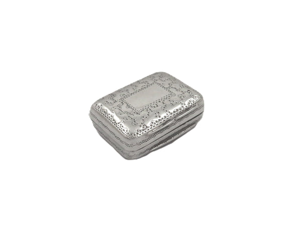 Antique Georgian Sterling Silver Vinaigrette 1824