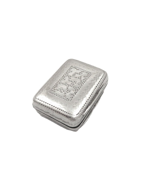 Antique Georgian Sterling Silver Vinaigrette 1824