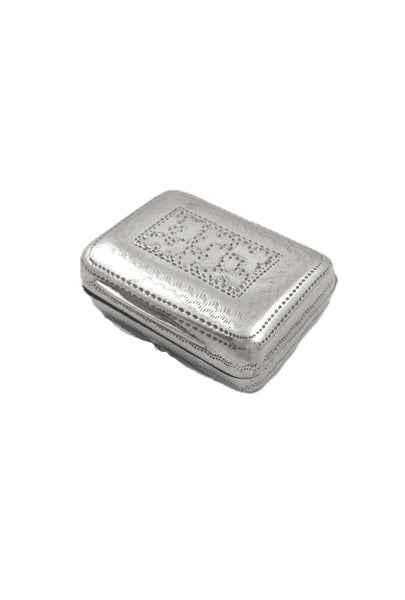 Antique Georgian Sterling Silver Vinaigrette 1824
