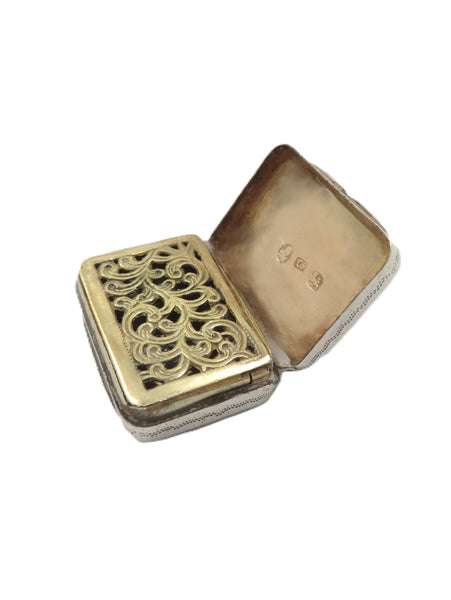Antique Georgian Sterling Silver Vinaigrette 1824