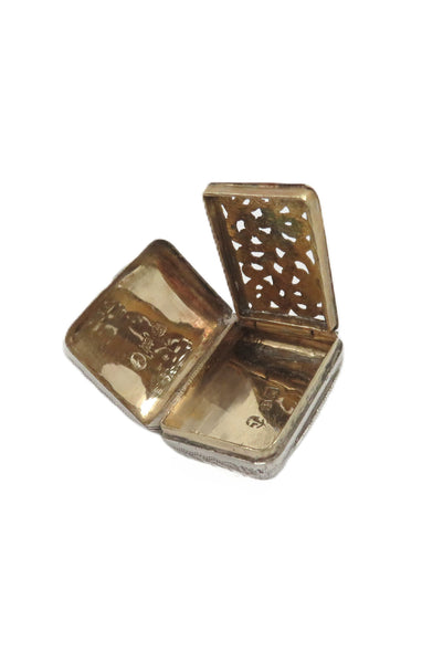 Antique Georgian Sterling Silver Vinaigrette 1824