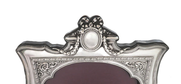 Large Antique Edwardian Sterling Silver 12" Photo Frame 1909
