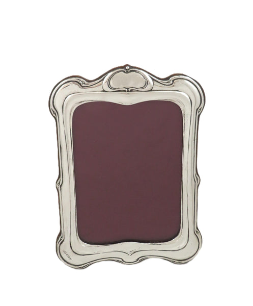 Antique Art Nouveau Sterling Silver 11 1/2" Photo Frame 1903