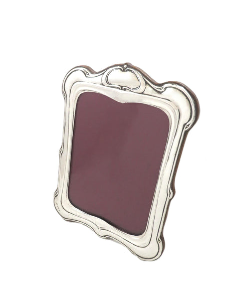 Antique Art Nouveau Sterling Silver 11 1/2" Photo Frame 1903