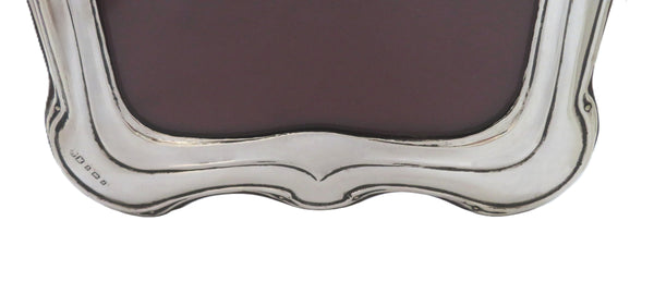 Antique Art Nouveau Sterling Silver 11 1/2" Photo Frame 1903