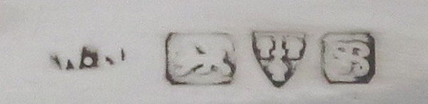 Antique Art Nouveau Sterling Silver 8" Photo Frame 1902
