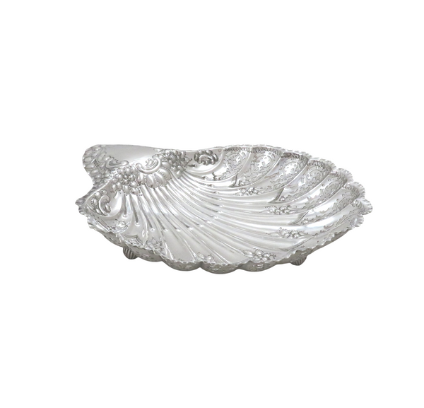 Antique Victorian Sterling Silver 'Strawberry' Dish 1896