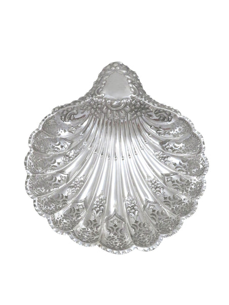 Antique Victorian Sterling Silver 'Strawberry' Dish 1896