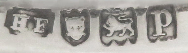 Pair of Antique Edwardian Sterling Silver Wine / Bottle Coasters 1910