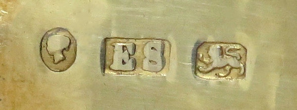 Antique Victorian Sterling Silver Vinaigrette 1855