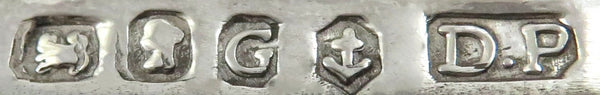 Antique Victorian Sterling Silver 'Windsor Castle' Card Case 1855