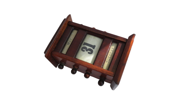 Antique Victorian 6" Perpetual Calendar c1880
