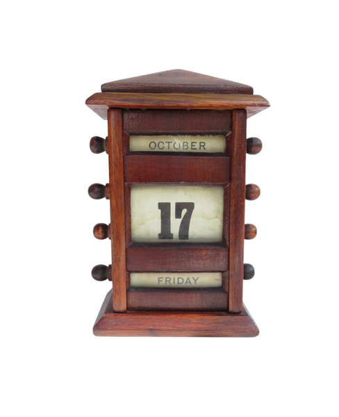 Antique Victorian 6" Perpetual Calendar c1880