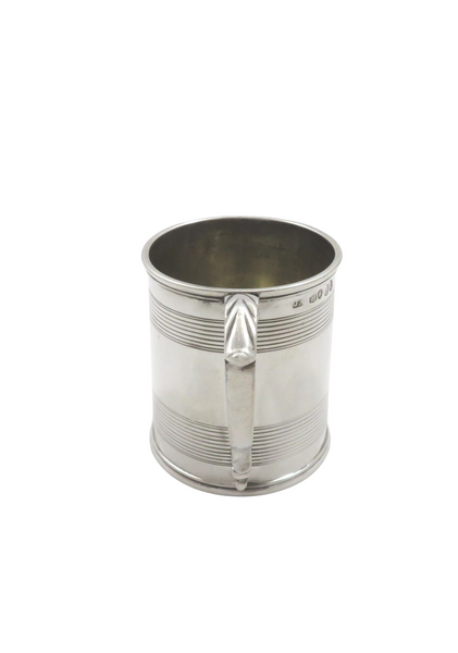 Antique Georgian Sterling Silver Christening Mug 1824