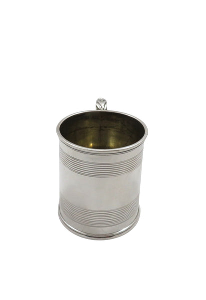 Antique Georgian Sterling Silver Christening Mug 1824