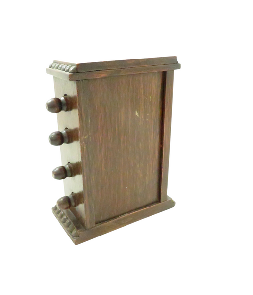 Antique Victorian Oak 6" Perpetual Calendar c1880