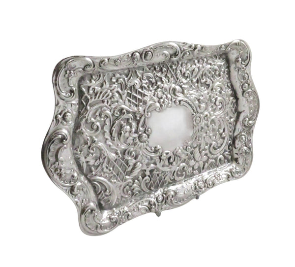 Antique Edwardian Sterling Silver Dressing Tray 1906