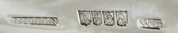 Pair of Antique Georgian Irish Sterling Silver Sauce / Toddy Ladles 1818