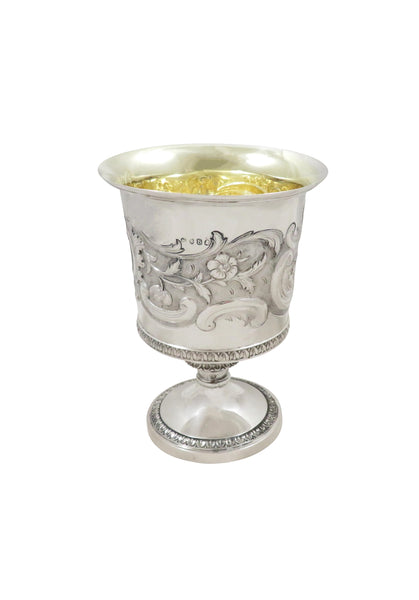 Antique Georgian Sterling Silver Wine Goblet 1817