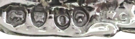 Antique Victorian Sterling Silver 'Landscape' Photo Frame 1889