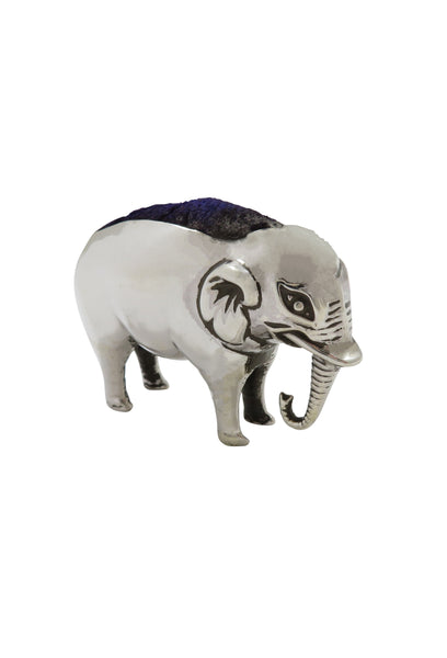Antique Edwardian Sterling Silver 'Elephant' Pin Cushion 1905