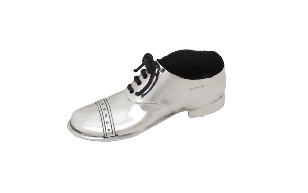 Antique Edwardian Sterling Silver Shoe Pin Cushion 1908