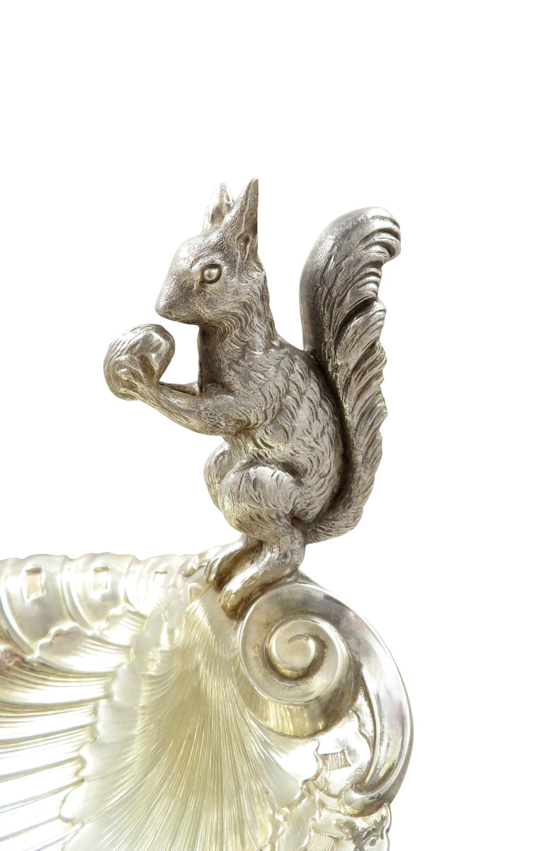 Antique Silver Plated Squirrel Nut Dish / Bowl c1900 – Robert Bush Antiques