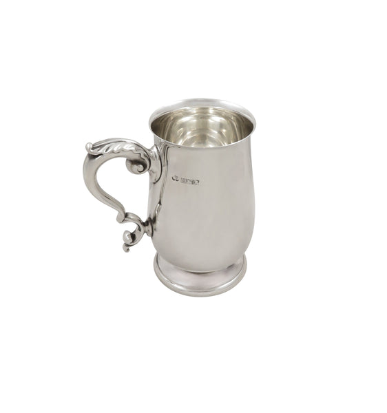 Antique Sterling Silver Pint Tankard / Mug 1963