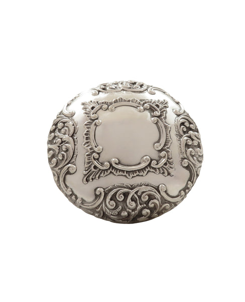 Antique Victorian Sterling Silver Vanity Pot 1898