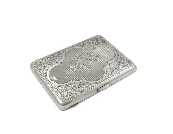 Antique Edwardian Sterling Silver Card Case / Aide Memoire 1902