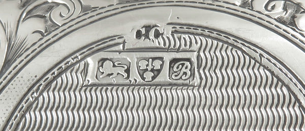 Antique Edwardian Sterling Silver Card Case / Aide Memoire 1902