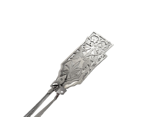Pair of Antique Late Victorian/Early Edwardian Sterling Silver Cake Tongs 1901