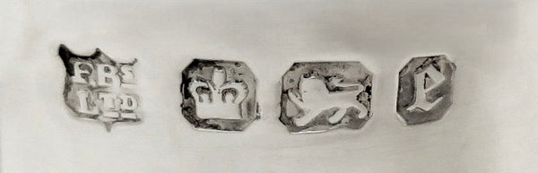 Pair of Antique Victorian Sterling Silver 'Elephant' Vases 1897