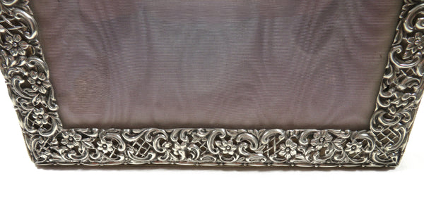 Antique Victorian Sterling Silver Landscape Photo Frame 1897