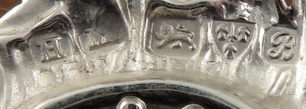 Antique Edwardian Sterling Silver 8" Photo Frame 1902