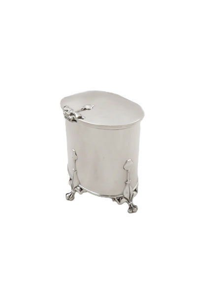 Antique Art Nouveau Sterling Silver Caddy 1908